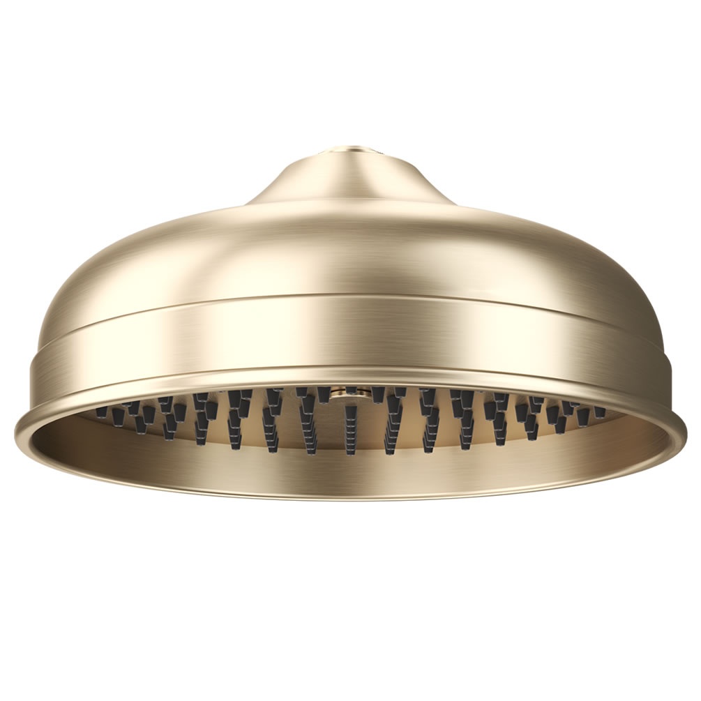 Cutout image of Crosswater Belgravia Brushed Brass 200mm Round Shower Head